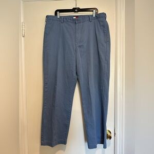VTG Y2K Tommy Hilfiger Men’s 38x30 100% Cotton Dusty Blue Formal Dress Pant.